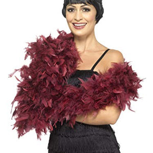 Smiffys 45193 Deluxe Boa, Red, One Size