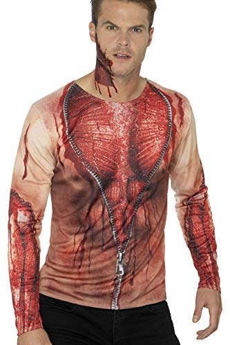 Smiffys 46833L Ripped Skin T-Shirt (Large)