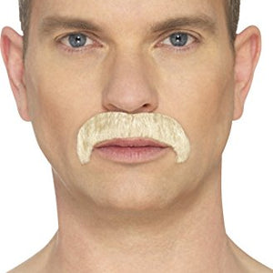 Smiffys 49636 The Horseshoe Moustache, Blonde, One Size