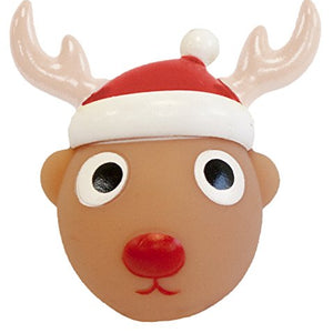 Vinyl Reindeer Ball | Pet Brands Xmas Collection