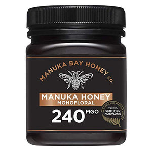 Manuka Bay Honey Co MGO 240 Monofloral Honey, 250 g
