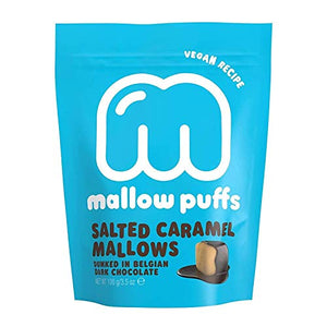 Mallow Puffs Chocolate Salted Caramel Mallows, 100 g