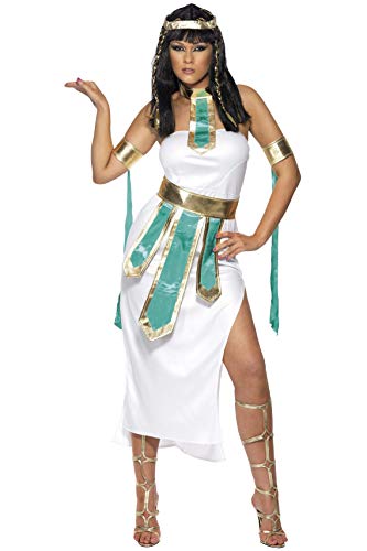 Smiffys Adult Women's Jewel Of The Nile Costume, Dress, Armband and Belt, Legends, Serious Fun, Size S, 30454