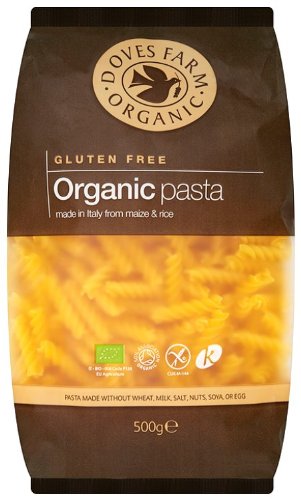 Doves Farm Organic Maize and Rice Pasta Fusilli 500 g (Pack of 6)