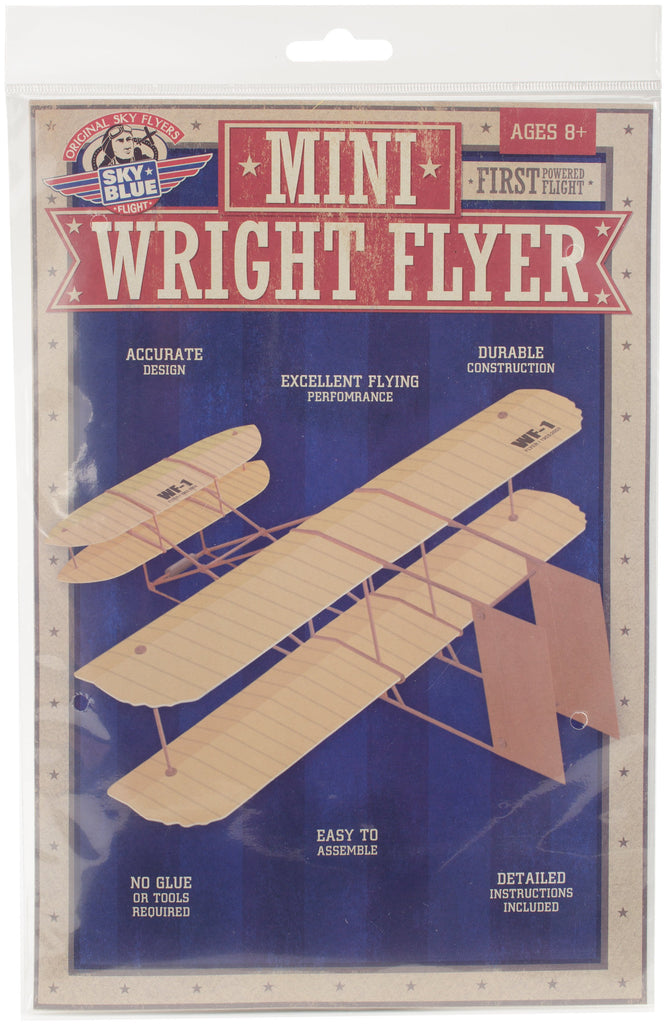 Sky Blue Flight Mini Wright Flyer Model Kit