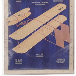 Sky Blue Flight Mini Wright Flyer Model Kit