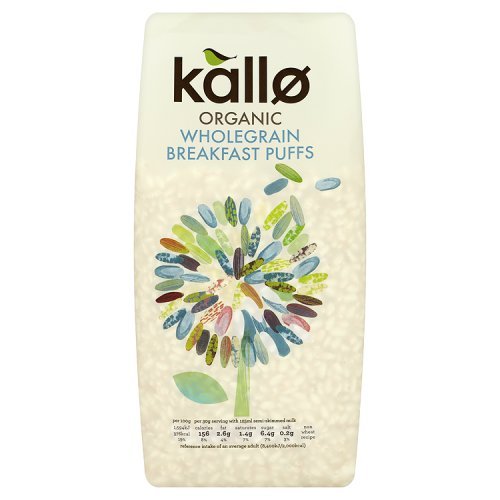 Kallo Organic Puffed Rice Cereal, 225g