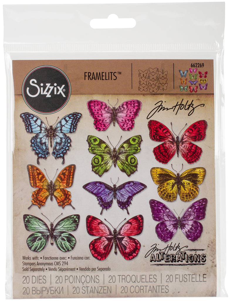 Sizzix Tholtz Framelits Die Flutter