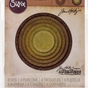 Sizzix Tholtz Framelits Die Stitched Circles