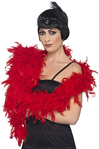 Smiffys 80 g Boa Deluxe - Red