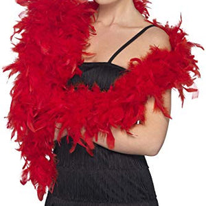 Smiffys 80 g Boa Deluxe - Red