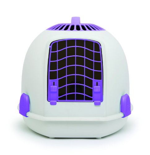 Igloo Purrfect Purple 2 In 1 Cat Loo/Carrier