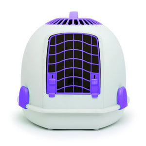 Igloo Purrfect Purple 2 In 1 Cat Loo/Carrier