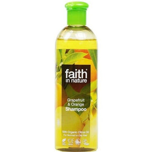 Faith in Nature Grapefruit & Orange Shampoo 400ml X 3 (Pack of 3)