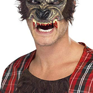 Smiffys Werewolf 22711 Half Face Mask