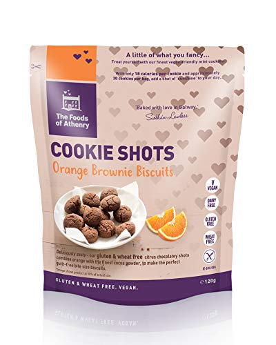 The Foods Of Athenry GF Cookie Shots Orange Brownie Biscuits 120g