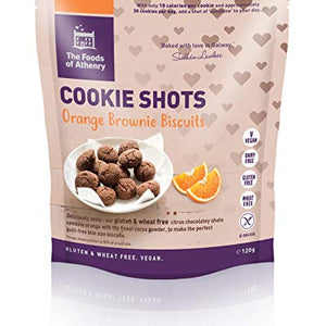The Foods Of Athenry GF Cookie Shots Orange Brownie Biscuits 120g