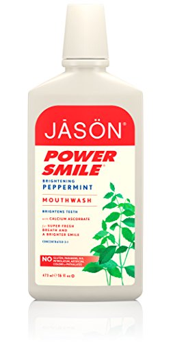 JASONS NATURAL Power Smile Peppermint-Perilla Mouth Wash 480ml (PACK OF 1)