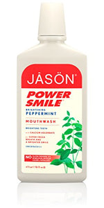 JASONS NATURAL Power Smile Peppermint-Perilla Mouth Wash 480ml (PACK OF 1)