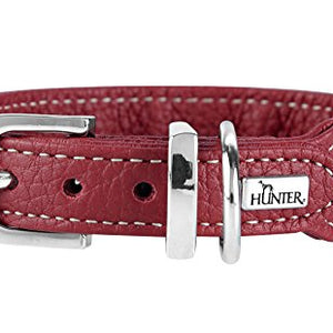 Collar Cannes Mini, 32 Burgundy, Leather | Hunter