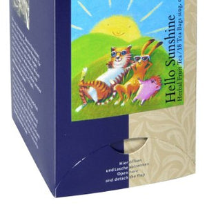 Sonnentor Hello Sunshine Herbal Fruit Tea 2.5 g (Pack of 2, Total of 36 Double Chamber Tea Bags)