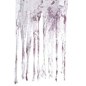 Smiffys 48226 Keep Out Bloody Hanging Decoration Set, White/Red, One Size