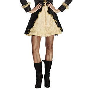 Fever Adult Women's Swashbuckler Costume, Dress, Attached Underskirt and Hat, Pirates, Size: L, 27072