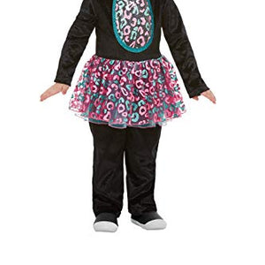 Smiffys 61128T1 Toddler Cute Cat Costume, Girls, Black, Age 1-2 Years