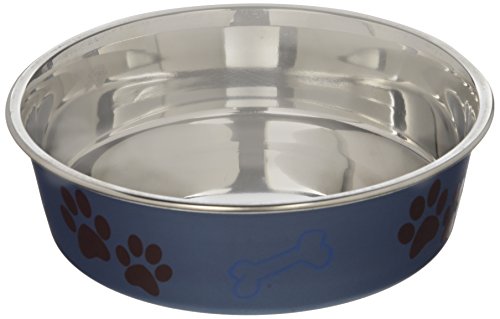 Metallic Bella Bowls Medium-Blueberry | Loving Pet Products