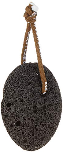 Eco Bath Natural Black Pumice Stone With Rope Single