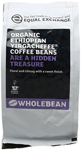 Equal Exchange Organic Ethiopian Yirgacheffe Coffee Beans 227 g