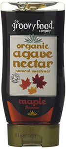 The Groovy Food Company Organic Agave Nectar Maple Flavour 250ml (Pack of 3)