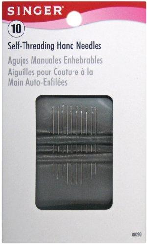 SINGER - Self Threading Hand Needles - 10 Needles
