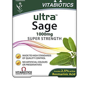 Vitabiotics Ultra Sage - 30 Tablets