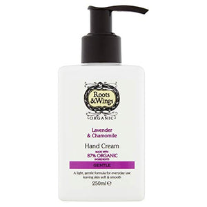 Roots & Wings Organic Gentle Lavender & Chamomile Hand Cream 250ml