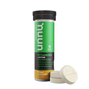 Nuun Vitamins + Energy: Ginger Lemonade Daily Supplement (Tube of 12 Tablets)