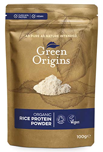 Green Origins Organic Rice Protein Powder, Isolate 100g