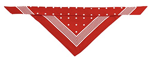 Scarf For Collars With Loops Cotton Red | Hunter