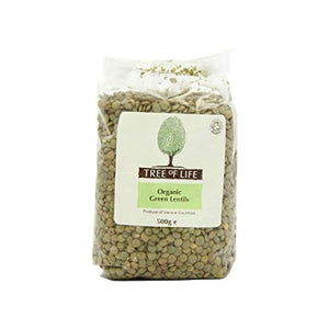Tree Of Life | Organic Green Lentils | 6 x 500g