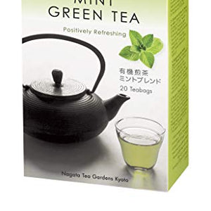 Clearspring Organic Japanese Sencha Blend Mint Green Teabags, 100g