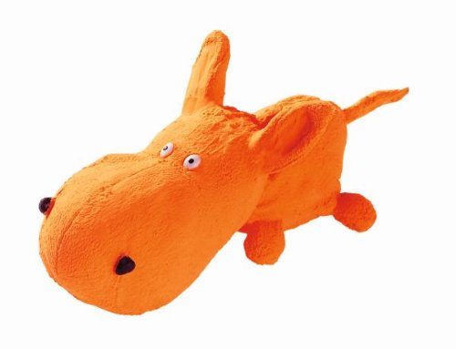 Dogtoy Squeezy Hippo S Orange, 18 Cm  Pack Of 3 | Hunter