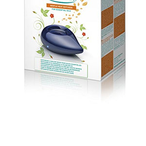 Puressentiel Blue Gentle Heat Diffuser – Essential oils diffuser, aromatherapy and sensorial wellbeing, automatic shut-off - for home, office, hotel, spa