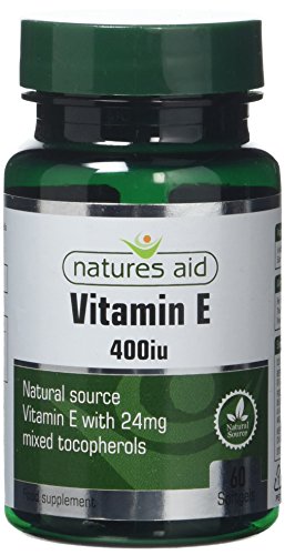 Natures Aid Aid 400iu Vitamin E - Pack of 60 Capsules