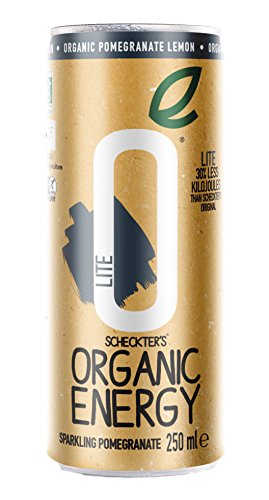 Scheckter's Organic Energy Lite Energy Drink (Pack Of 12)