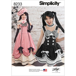 Simplicity Creative Patterns US8233R5 8233 Simplicity Pattern 8233 Misses' Cosplay Costumes,,Size: R5 (14-16-18-20-22)