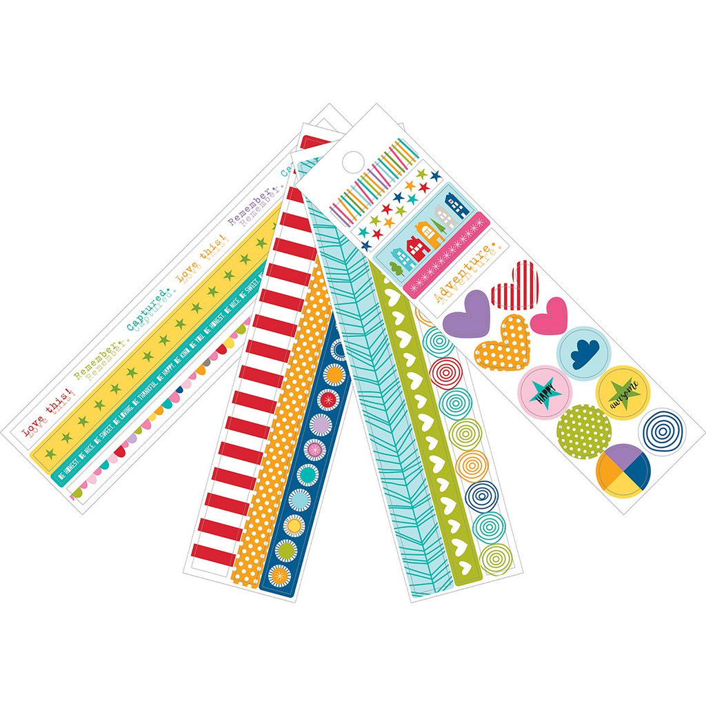 Oh My Stars Colorful Washi Stickers - Bella Blvd
