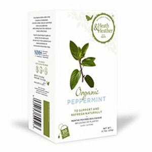 Heath & Heather Organic Peppermint Herbal Tea 20 Teabags