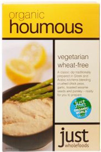 Just Wholefoods Organic Humous Mix 125 g (Pack of 6)