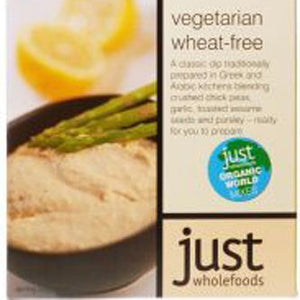 Just Wholefoods Organic Humous Mix 125 g (Pack of 6)