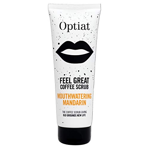 Optiat "Feel Great" Mouthwatering Mandarin Exfoliating Coffee Scrub (220g)